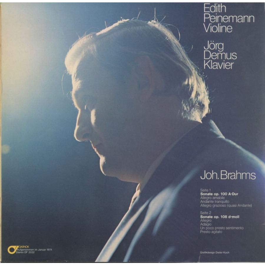 ブランド ＜中古クラシックLPレコード＞ブラームス：ヴァイオリン・ソナタ1〜3番，FAEソナタ〜間奏曲とスケルツォ/Ｅ.パイネマン（ｖｎ）Ｊ.デムス（ｐｆ）/DF 2032-3 【XUR1824124569】(66000円)