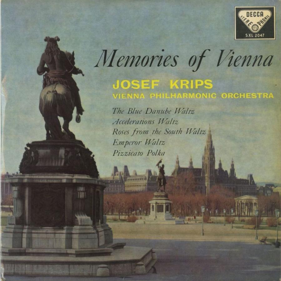 ＜中古クラシックLPレコード＞「ウィーンの思い出」Ｊ.シュトラウス：ワルツ集/皇帝円舞曲，美しく青きドナウ，他/Ｊ.クリップス指揮ウィーンｐｏ./SXL 2047