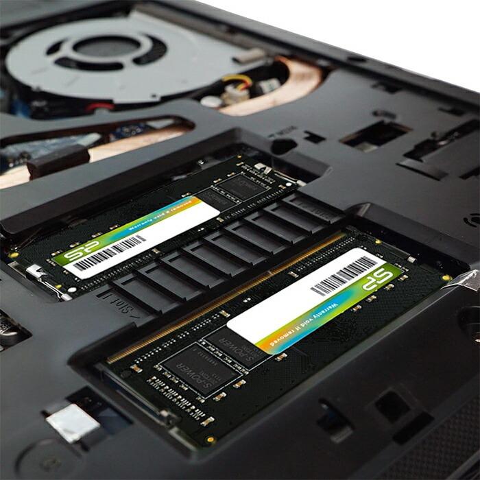 Silicon Power（シリコンパワー） pcメモリ 8gb 4gb x 2 ノートPC用