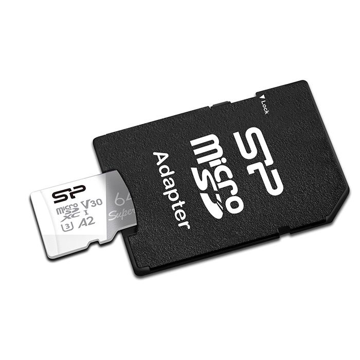 Silicon Power シリコンパワー microsd 64GB microSDカード 4K