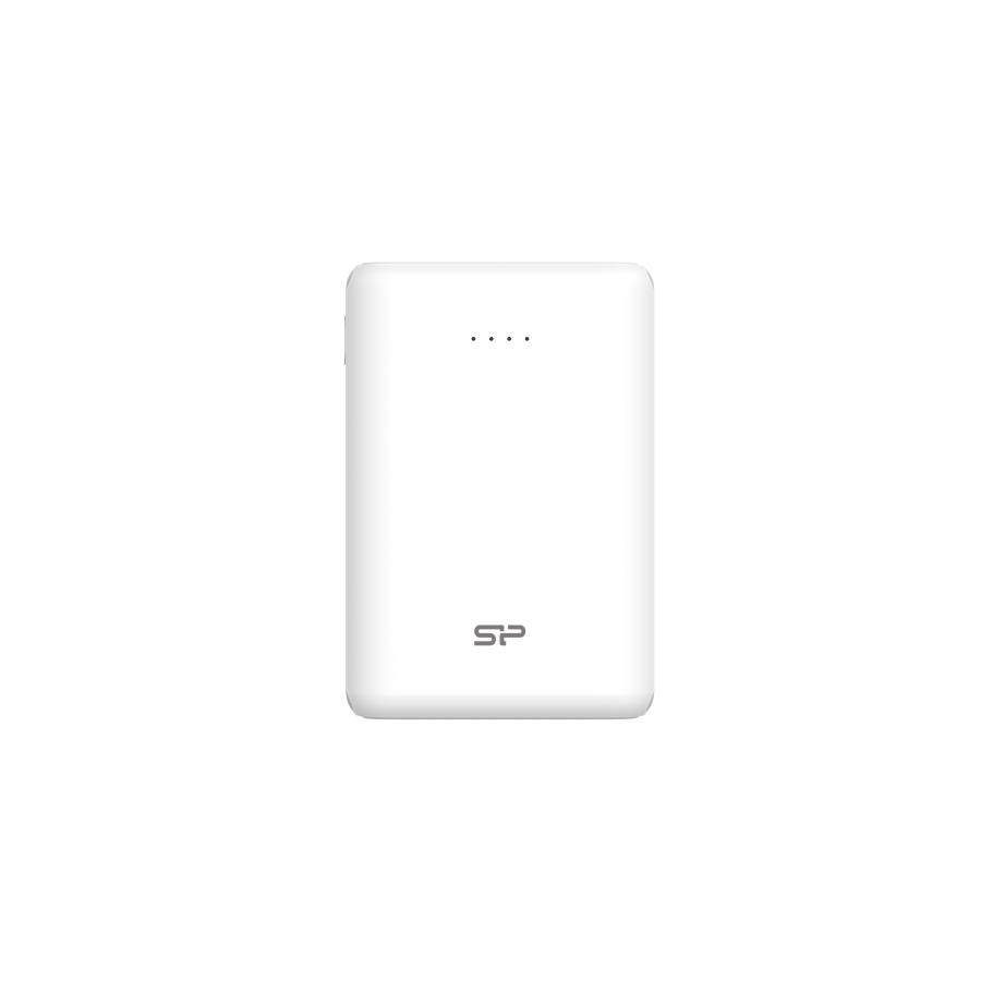 シリコンパワー モバイルバッテリー 大容量 手のひらサイズ 最軽量180g 10000mAh 急速充電 PD/QC3.0 (10000mAh, ホワイト/20W) SP10KMAPBKC10QCWJ5｜silicon-powerplus｜02