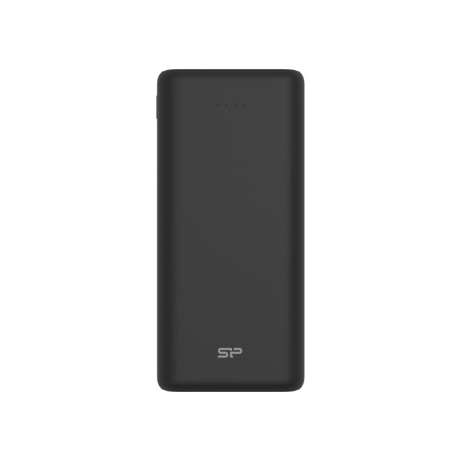 シリコンパワー モバイルバッテリー 大容量 手のひらサイズ 最軽量320g 20000mAh 急速充電 PD/QC3.0 iPhone iPad Android (20000mAh, ブラック/20W)｜silicon-powerplus｜02