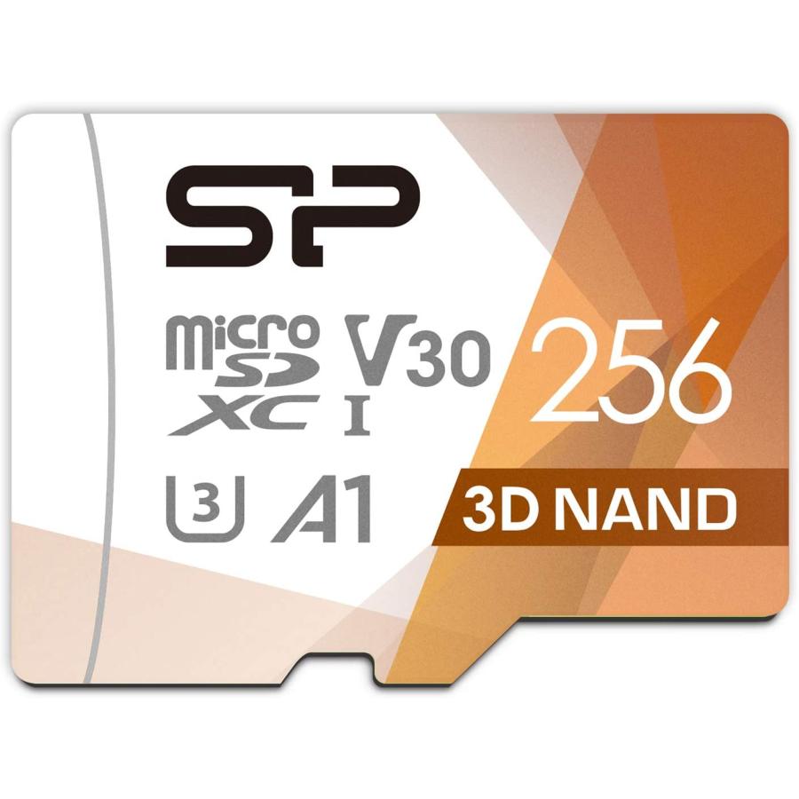シリコンパワー microsdカード 256gb class10 UHS-1 U3 対応 4K対応 【Nintendo Switch 動作確認済】SP256GBSTXDU3V20AB【 Nintendo Switch 2 対応不可】 | 