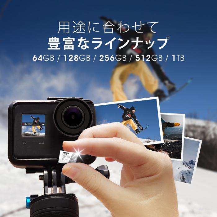 Silicon Power シリコンパワー microsd 512GB microSDカード 4K