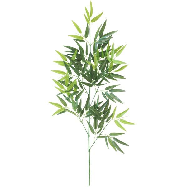 七夕 笹 造花 シルクフラワーの笹竹 90cm  七夕 ディスプレイ フェイク プラスチック 笹 枝 笹の葉 CT触媒加工済 の商品画像