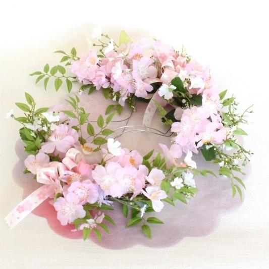 桜 造花 桜のスワッグ (ゴム付) さくら ウェディング 結婚式 入学式