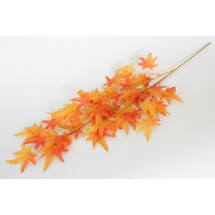 メイプルリーフブランチ もみじスプレー 74cm LES0679 造花 シルク