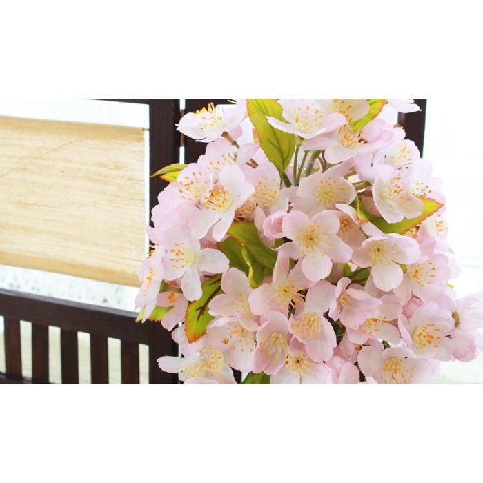 造花 さくら盆栽仕立てアレンジ シルクフラワー Ct触媒 桜 1901 0176 シルクフラワーの山久ヤフー店 通販 Yahoo ショッピング
