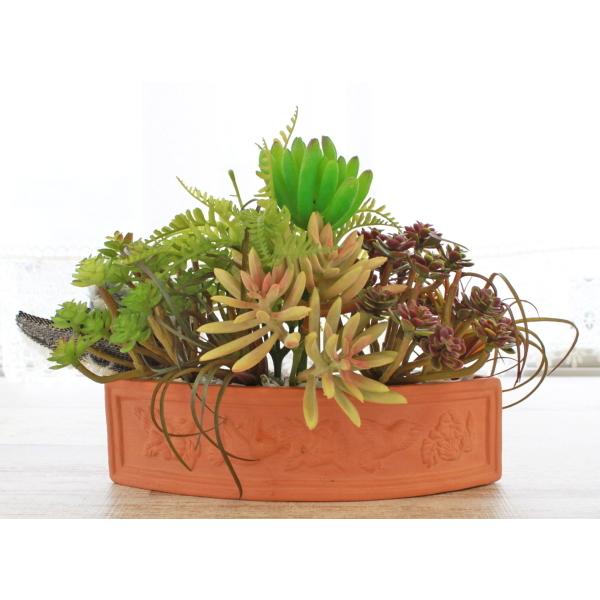 造花 サボテンの寄せ植えとミニアレンジ3個セット 観葉植物 シルク