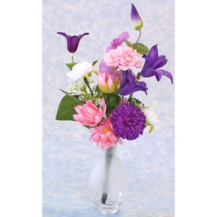 仏花、てっせんアレンジ