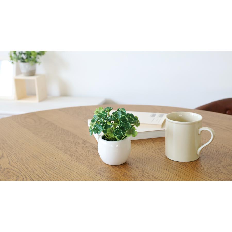 観葉植物 造花 フェイク 四つ葉のクローバーの鉢植え CT触媒 人工観葉