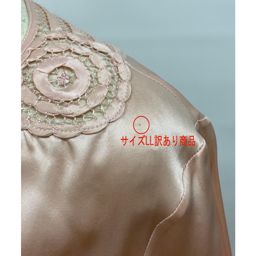 【★新作】可愛い手編み花付シルクネグリジェ 11002fty人気の売れ筋商品！【送料無料】 |  | 02