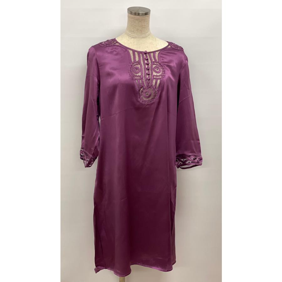 【★新作】可愛い手編み花付シルクネグリジェ 11002fty人気の売れ筋商品！【送料無料】 |  | 06