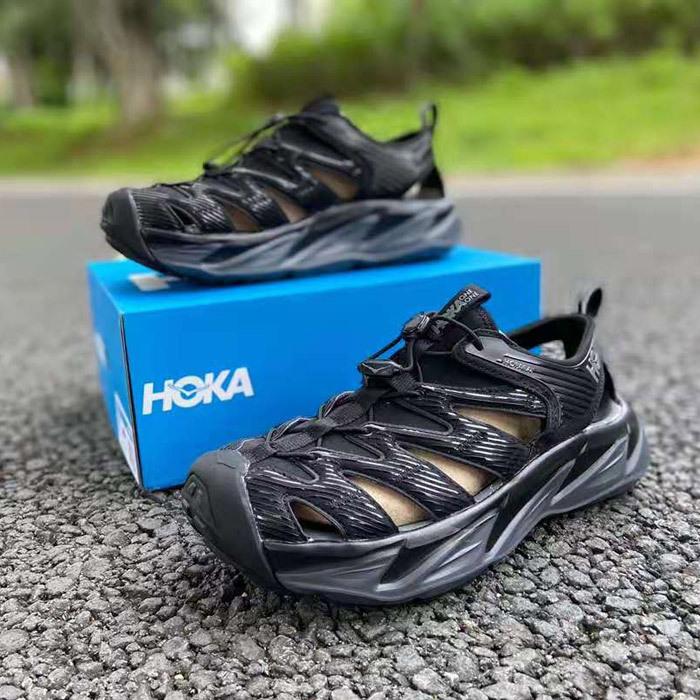超格安価格 ホパラ メンズ 黒 ホカオネオネ Hopara Oneone Hoka アウトドア オックスフォードタン ユニセックス 夏 靴 スポーツ 通気性 マウンテンサンダル 夏 シューズ Davinacafeselivros Com Br