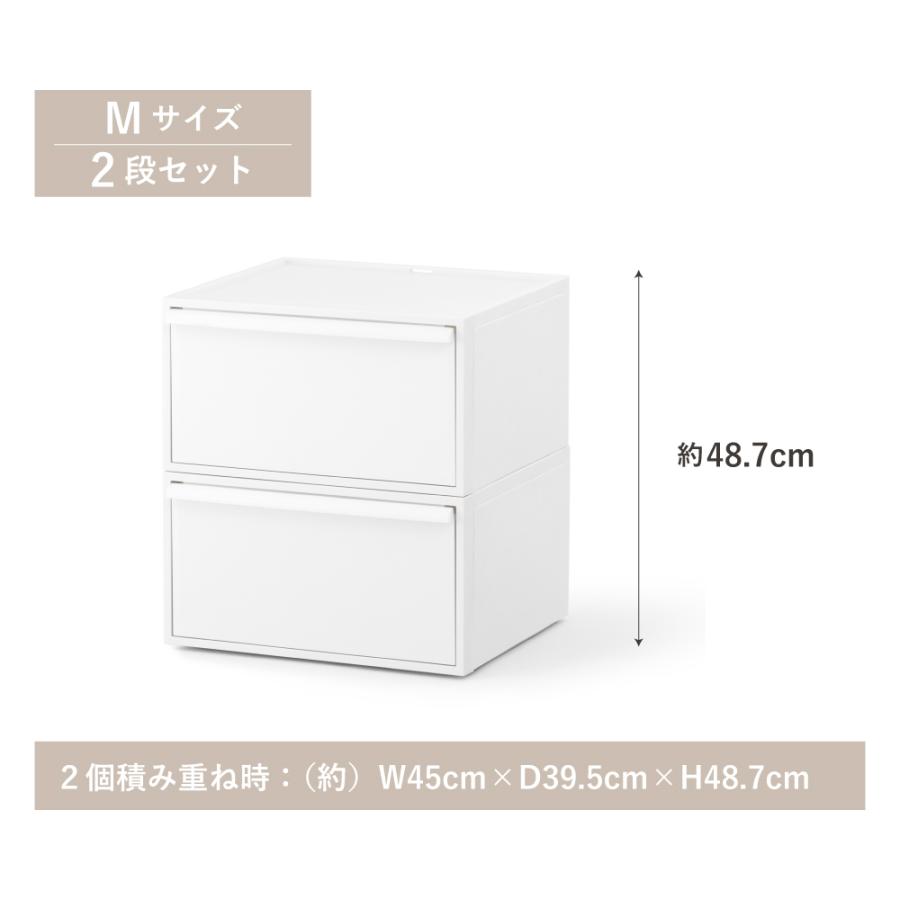 Like-it（ライクイット） ワイド 収納ケース クローゼットシステム