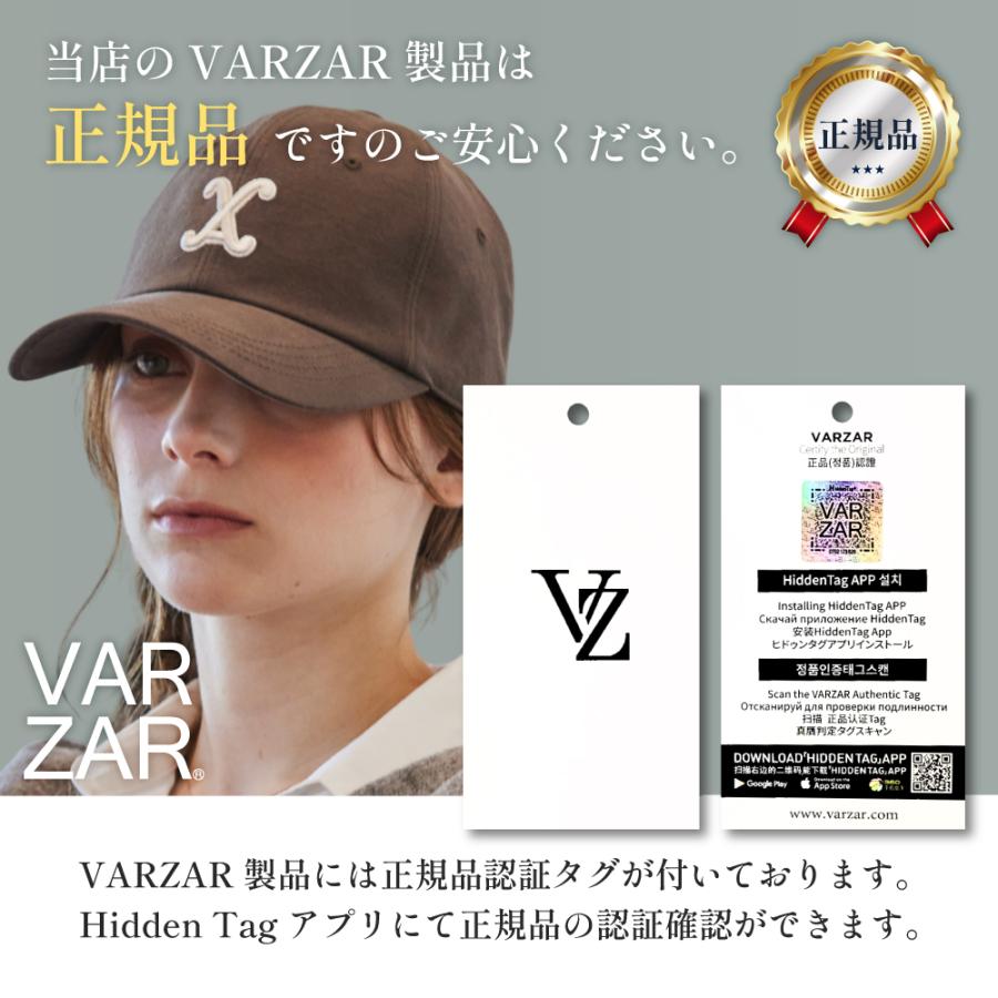 VARZAR（バザール） 【正規販売店】 キャップ ロゴ 深め 韓国