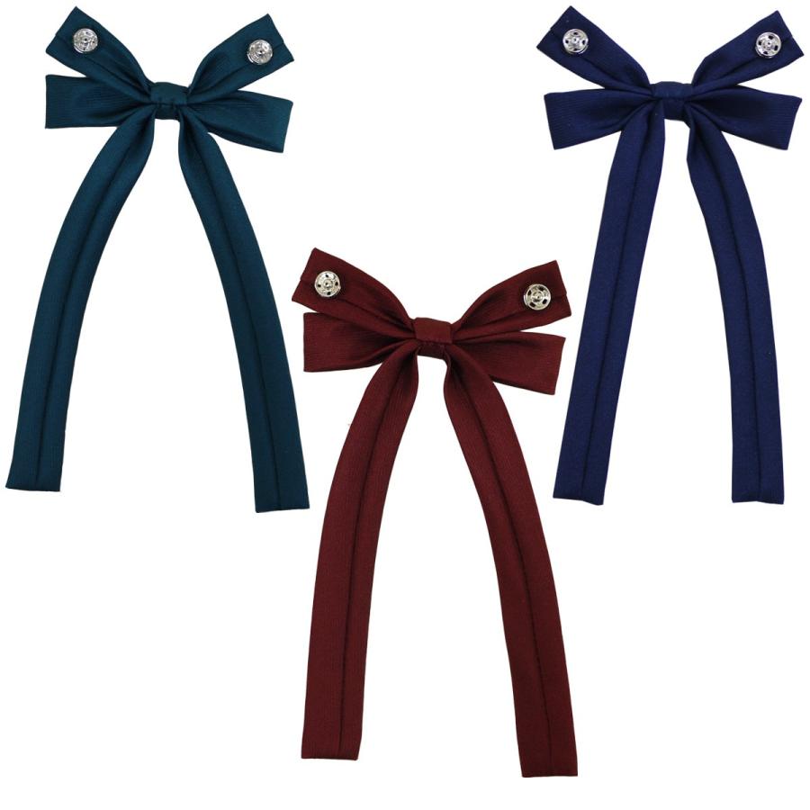 HANECTONE ハネクトーン リボン ボタン留め スクールリボン 制服