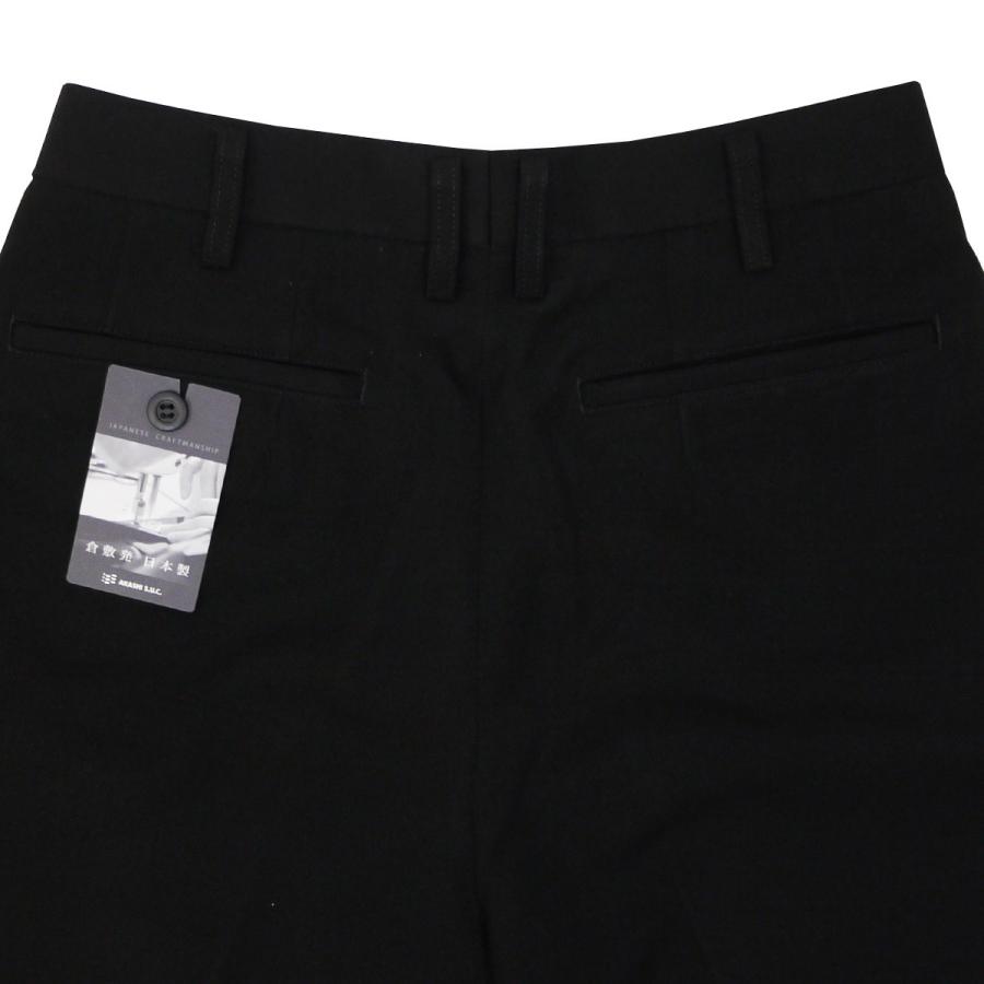 学生服 ズボン 富士ヨット ナノウェーブ プレミアム GTNP110B スラックス 冬用 オールシーズン 詰襟 漆黒 黒 ストレッチ 標準型学生服 BLACK / W79 W82_3