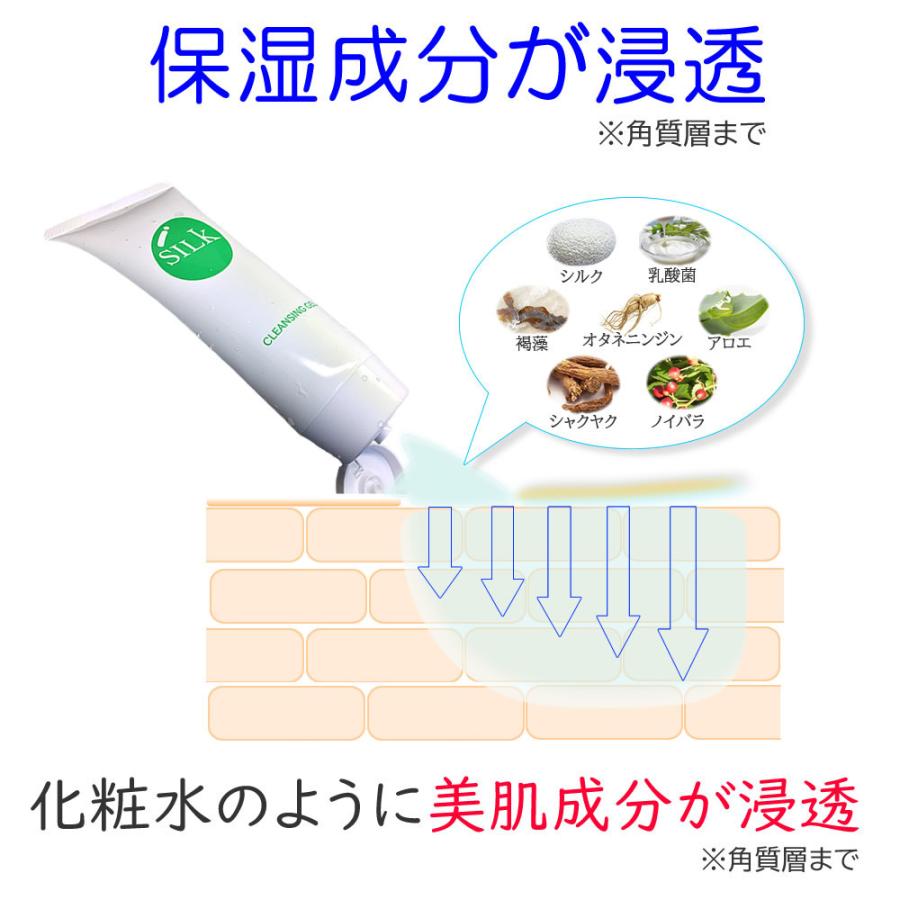 Silk 水溶性ジェルクレンジング 98 保湿成分 合成界面活性剤不使用 オイルフリー Silk1001 シルク化粧品のシルキーズ 通販 Yahoo ショッピング