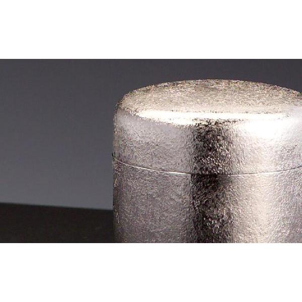 純銀製棗（なつめ）アラシ打ち : シルバー工芸アローヘッド - 通販  