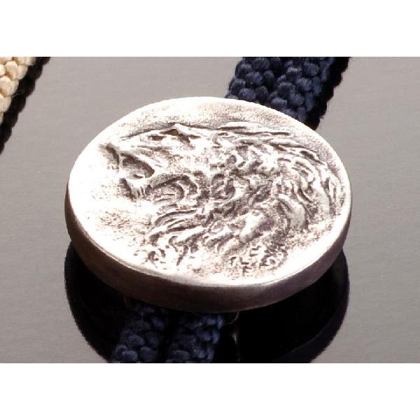 原型製作北村西望 銀製ループタイ「獅子吼」 : シルバー工芸