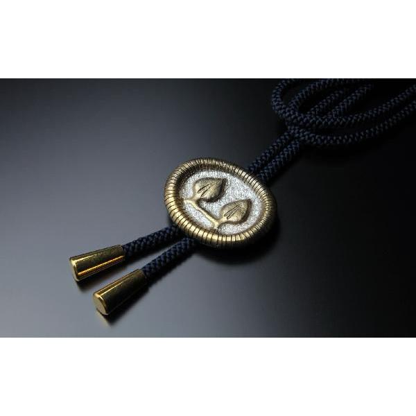 原型製作帖佐美行 銀製ループタイ 双葉 タイ メンズファッション Grt T9 ループタイ シルバー工芸