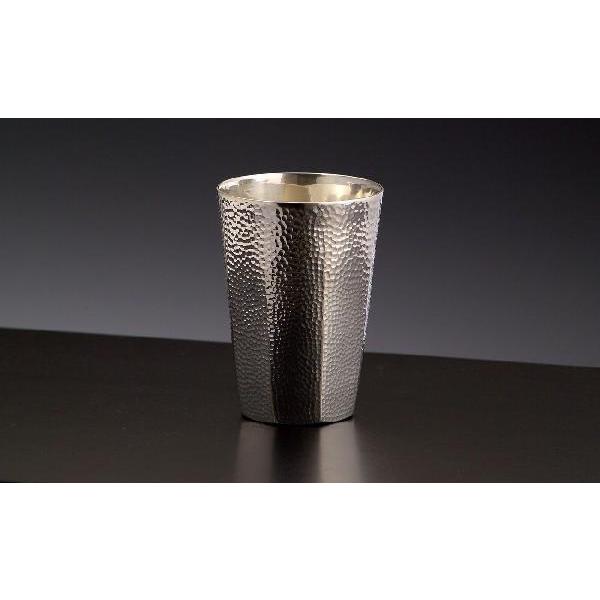熱伝導率の良い純銀で冷えたビールが旨い純銀製ビアカップ