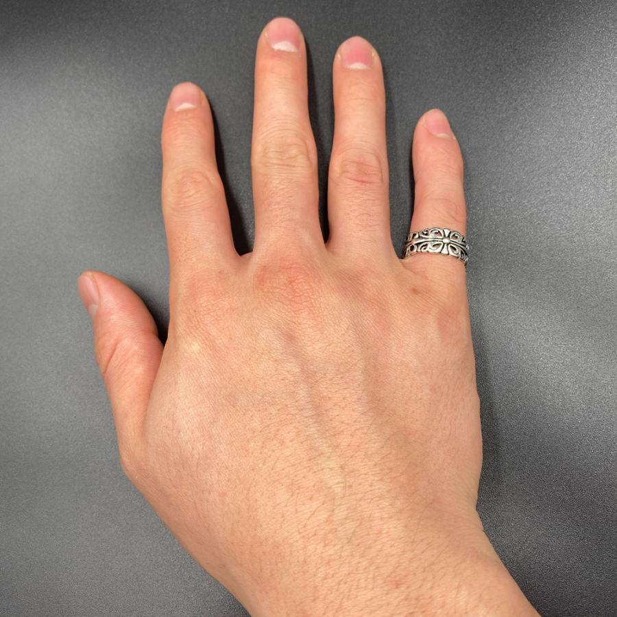 シルバーリング カレッジリング シルバー925 男女兼用 リング 指輪 |  | 05