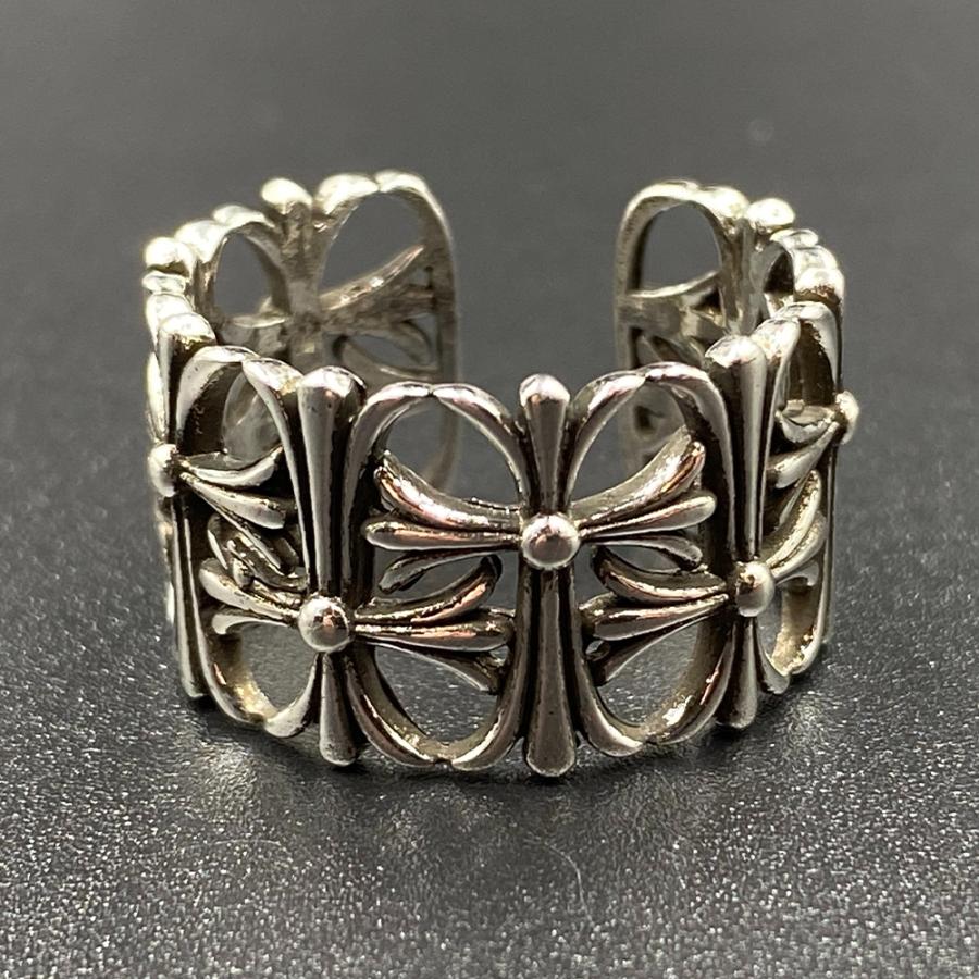 カレッジリング シルバー925 印台 リング 指輪 silver925 クロス