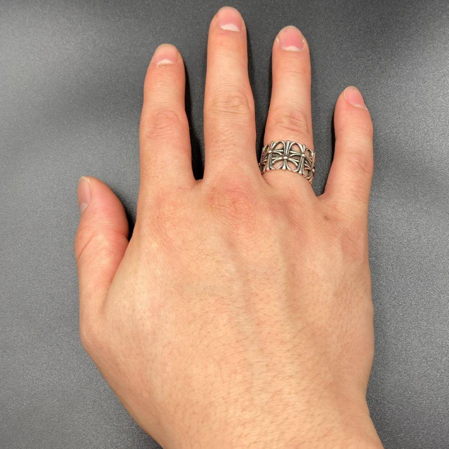 カレッジリング シルバー925 印台 リング 指輪 silver925 クロス