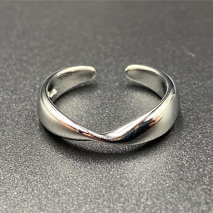 リング 男女兼用 指輪 シルバーリング シルバー925 フリーサイズ シンプル |  | 03