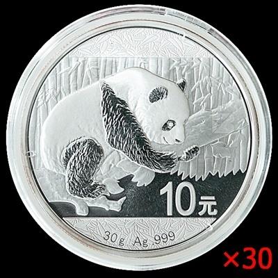 保証書付】1ozパンダ銀貨30枚 2016年 : 銀貨鉄道999ストア ヤフー店