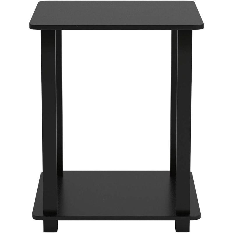 フリノ (Furinno) Simplistic シンプリスティック エンドテーブル エスプレッソ/ブラック 2台セット 幅40×高さ50×｜silver-knight-mart｜06