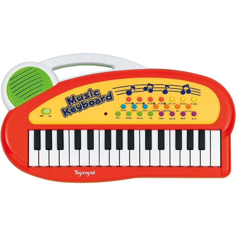 トイローヤル キッズミニキーボード ( ピアノ / 知育玩具 ) 初めての楽器に リズム 子供 音楽 キーボード ( 録音 / 再生 機能付｜silver-knight-mart｜07