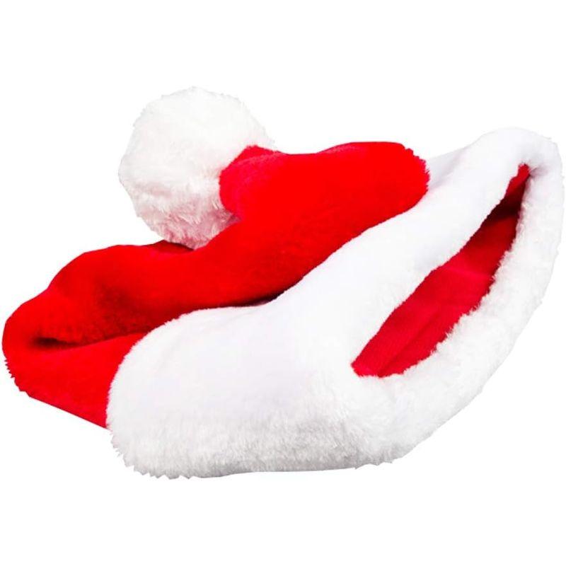 Iriwa サンタクロース サンタ帽子 クリスマス ふわふわ 大きめサイズ ４タイプ １枚 ２枚 ３枚セット 厳選 ふわふわ (リーチ2枚)｜silver-knight-mart｜04
