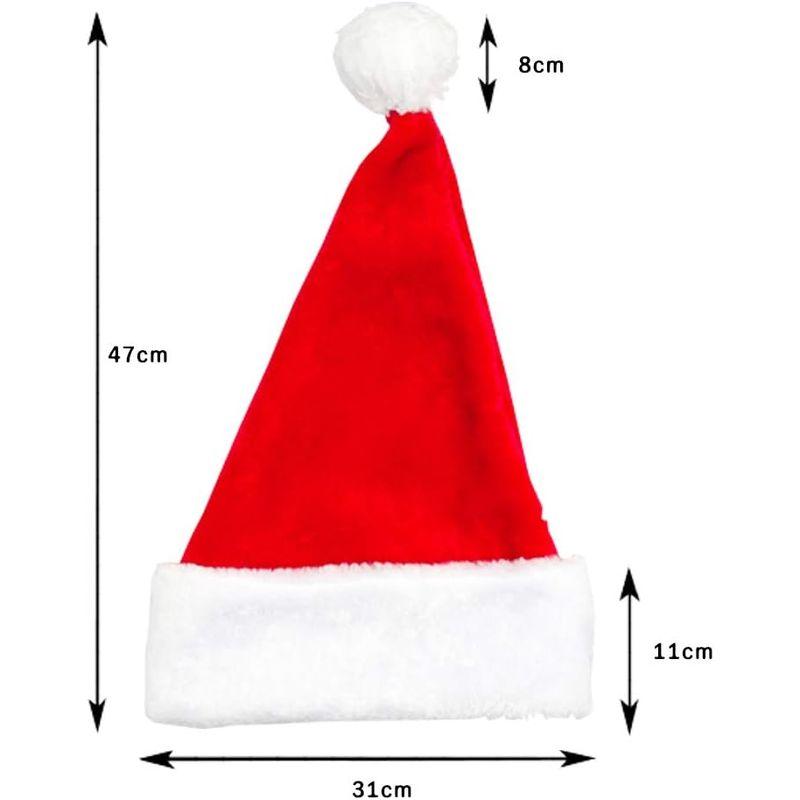 Iriwa サンタクロース サンタ帽子 クリスマス ふわふわ 大きめサイズ ４タイプ １枚 ２枚 ３枚セット 厳選 ふわふわ (リーチ2枚)｜silver-knight-mart｜05