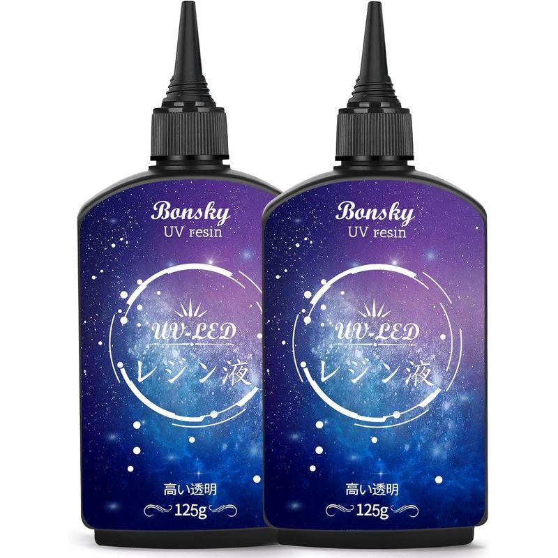 Bonsky UVレジン液 250g レジン液 UV/LED対応 レジン液 高い透明 詰替用 大容量 ハードタイプ成形 UVレジン液DIY手｜silver-knight-mart｜05