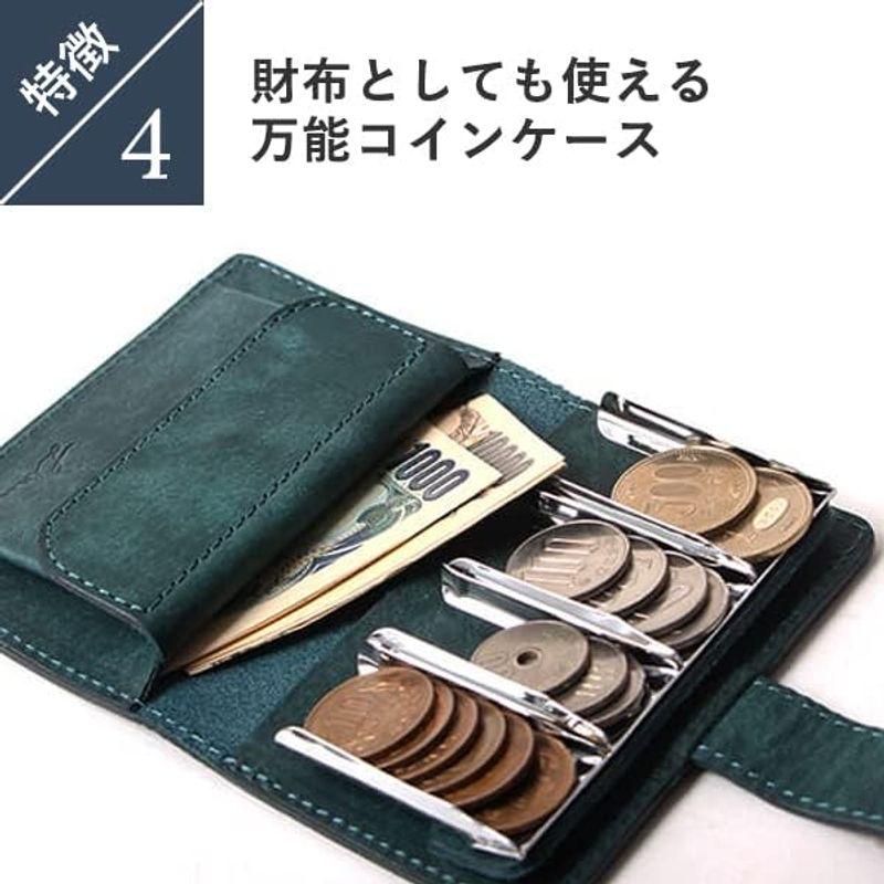 LITSTAコインケース 小銭入れ メンズ 財布 さいふ 本革 セパレート式 プエブロ リティスタ Coin Wallet2 カード収納 薄｜silver-knight-mart｜04