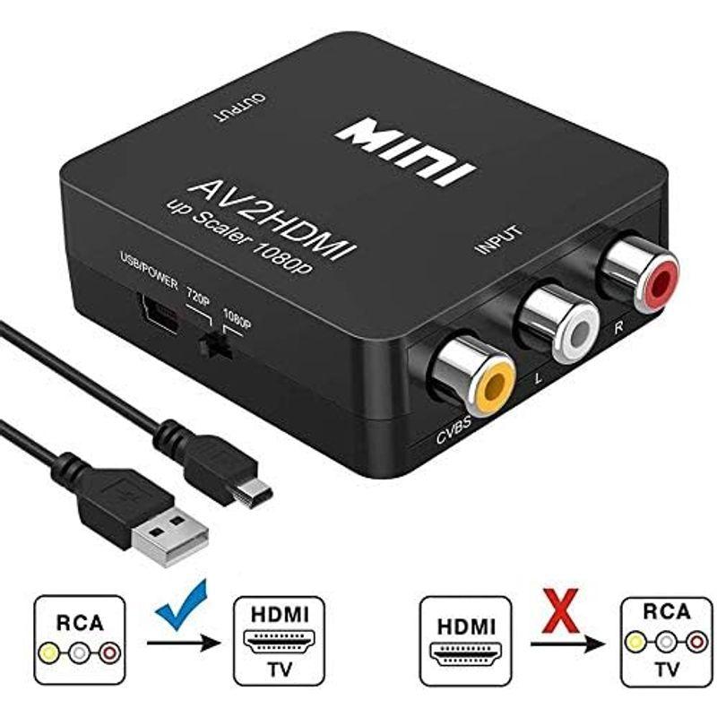 ZOYUBS RCA to HDMI変換コンバーター AV hdmi コンバーター AV to HDMI変換コンバーター AV to HDM｜silver-knight-mart｜09