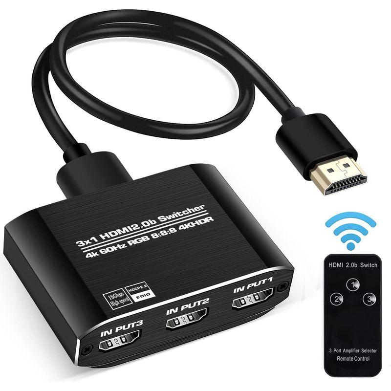 NEWCARE HDMI 切替器 4K 60HZ 自動/手動切替機能 HDMI Ver2.0b セレクター 3入力1出力 リモコン付き 3D｜silver-knight-mart｜07