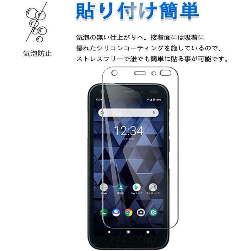 1枚セットガラスフィルム+ケース TPU+携帯ストラップ 付属京セラ KYOCERA DIGNO BX 901KC ガラスフィルム DIGN｜silver-knight-mart｜05