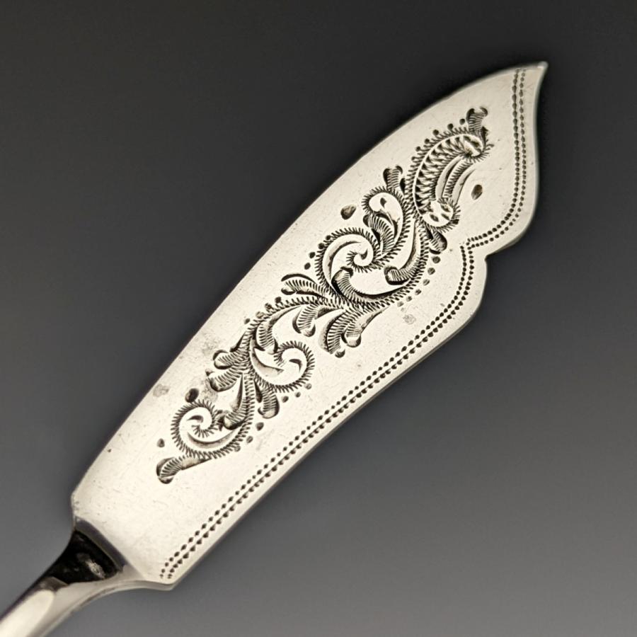 1912年 英国アンティーク 純銀（925シルバー） ジャムスプーン＆バター