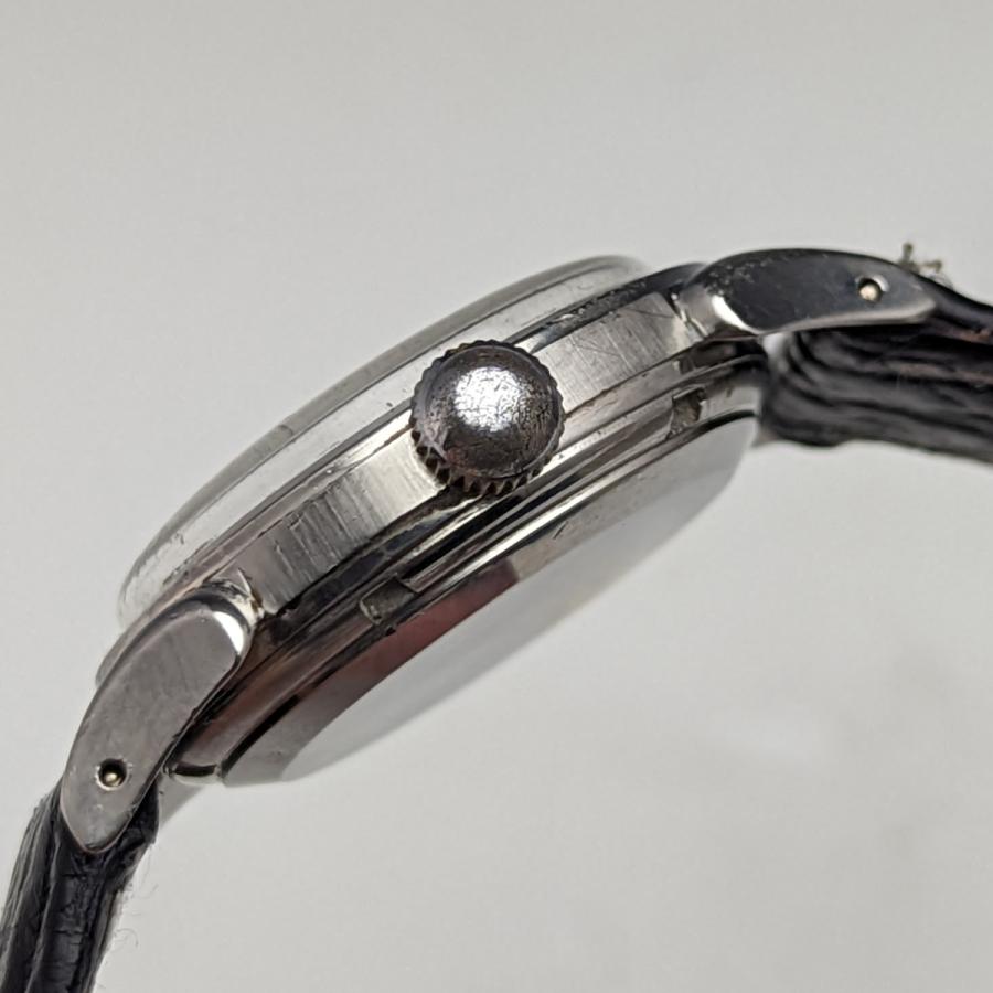超特価 1960年代 英国ヴィンテージ 動作品 ベンソン メタルケース 自動巻き 紳士用腕時計