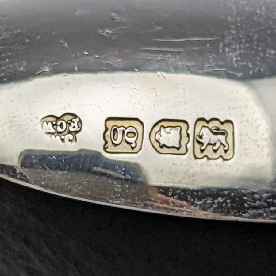 ☆関税込☆1902年 英国アンティーク 純銀製 大型アノイティングスプーン 93g☆大人気☆