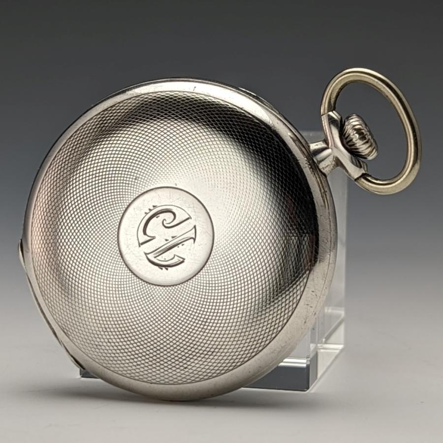 SILVER-LUG1932年頃 ヴィンテージ ロンジン 懐中時計 銀側ハンター