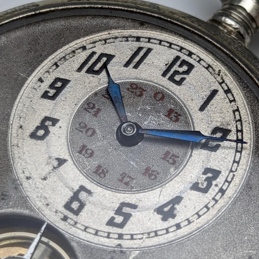 絶対一番安いアンティーク ヘブドマス 8日巻 懐中時計 メタルケース