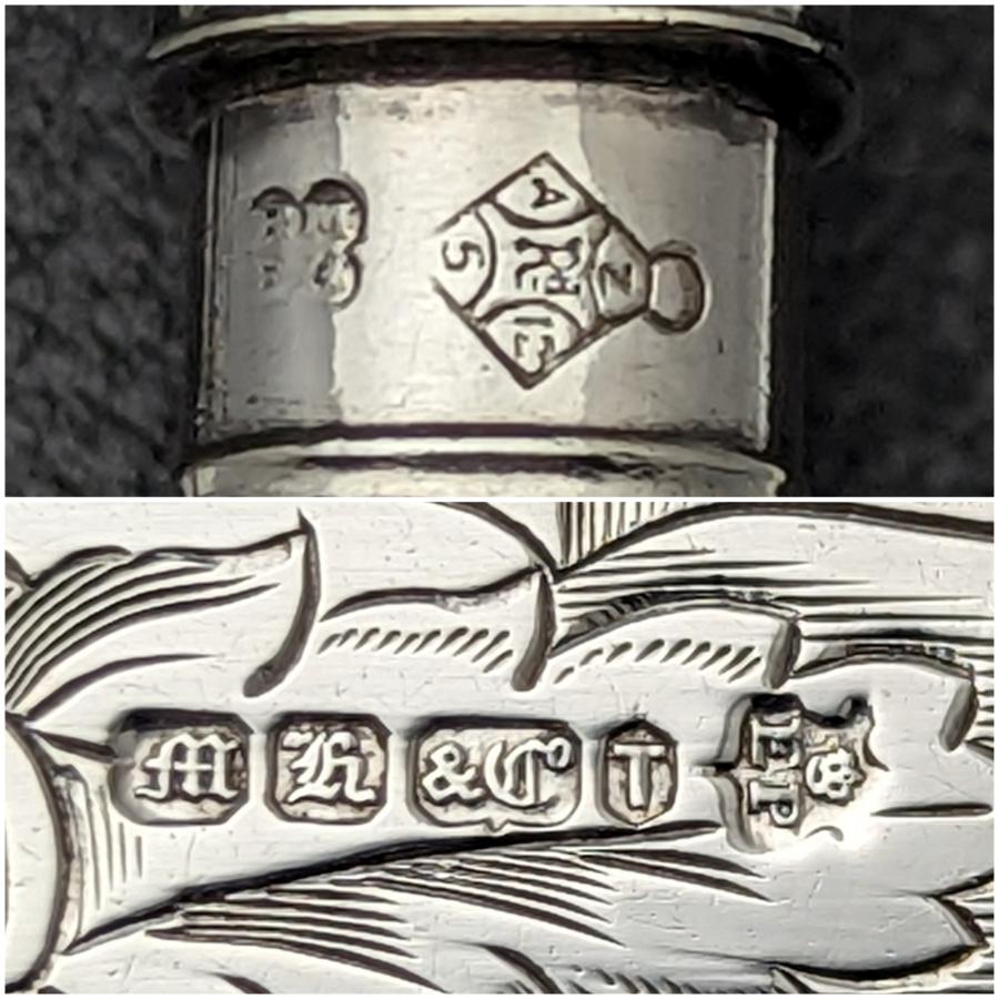 1860年 英国アンティーク シルバープレート製 フィッシュナイフ6 1860年 英国アンティーク シルバープレート製 フィッシュナイフ6