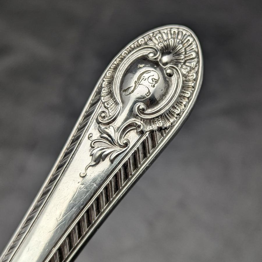1860年 英国アンティーク シルバープレート製 フィッシュナイフ6 1860年 英国アンティーク シルバープレート製 フィッシュナイフ6