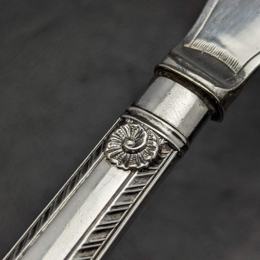 1860年 英国アンティーク シルバープレート製 フィッシュナイフ6 1860年 英国アンティーク シルバープレート製 フィッシュナイフ6