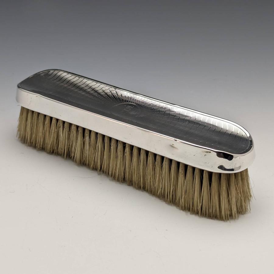 1920年頃 英国アンティーク 純銀製ハンドル ブラシ3点セット Charles